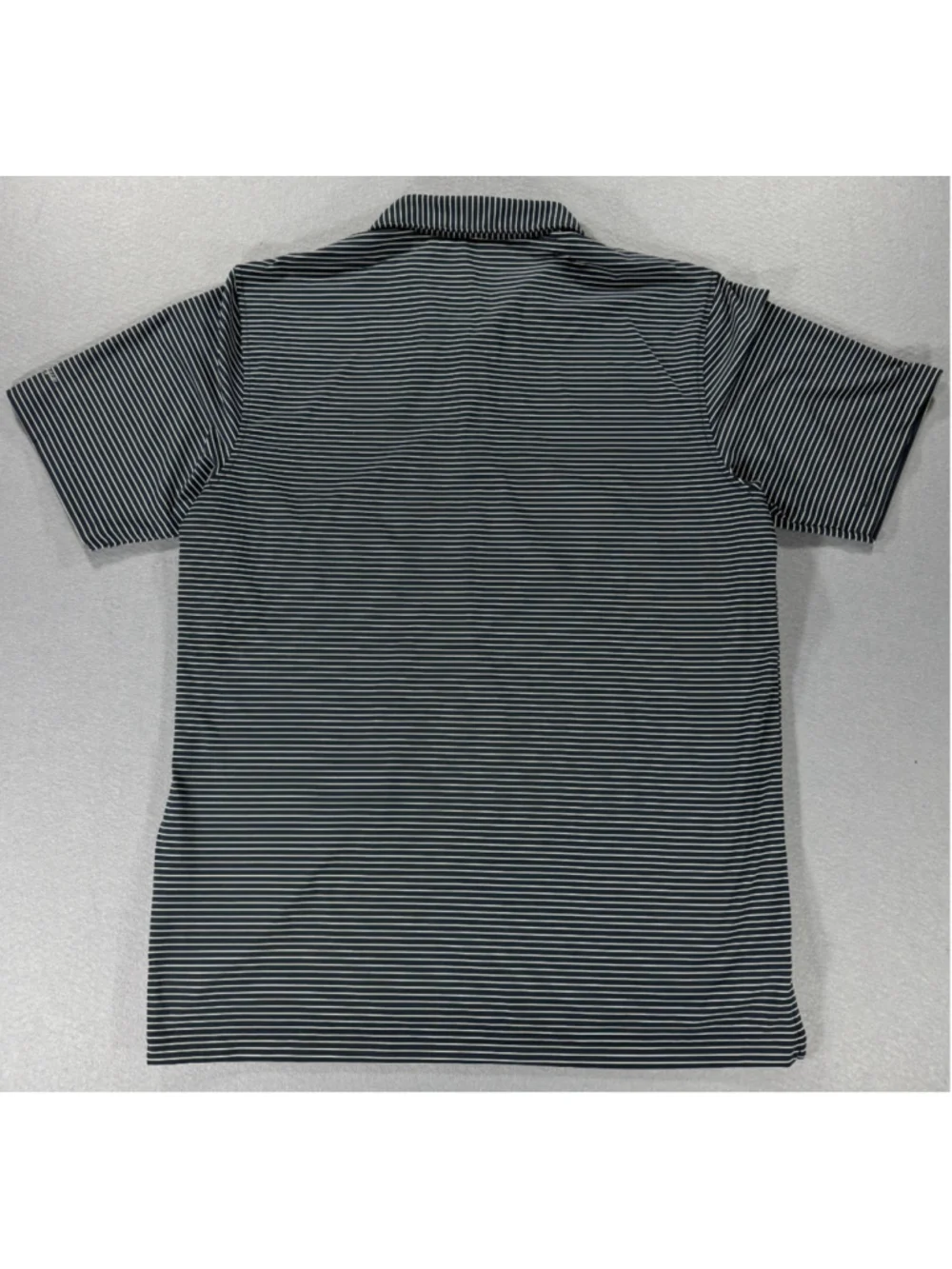 Walter Hagan Mens Navy Striped Polo Size Medium New With Tags Original Price $55